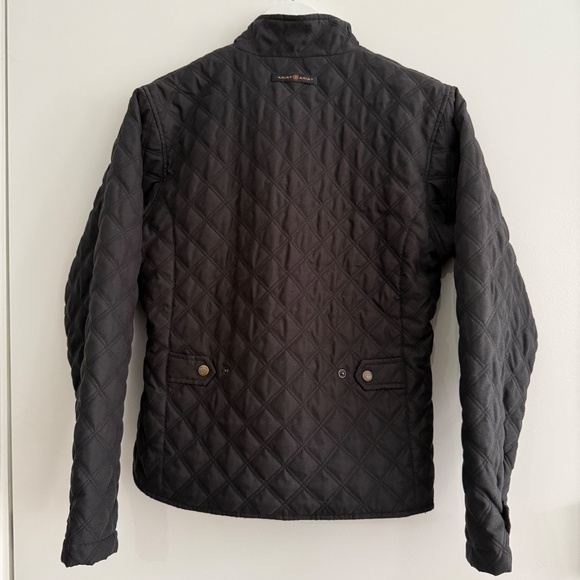 Ariat Quilted Barn Coat Equestrian Riding Jacket Full Split Zip Puffer Women Med - Picture 4 of 13